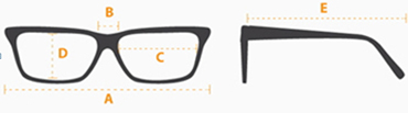 A: 140 mm | B: 18 mm | C: 61 mm | D: 39 mm | E: 131 mm