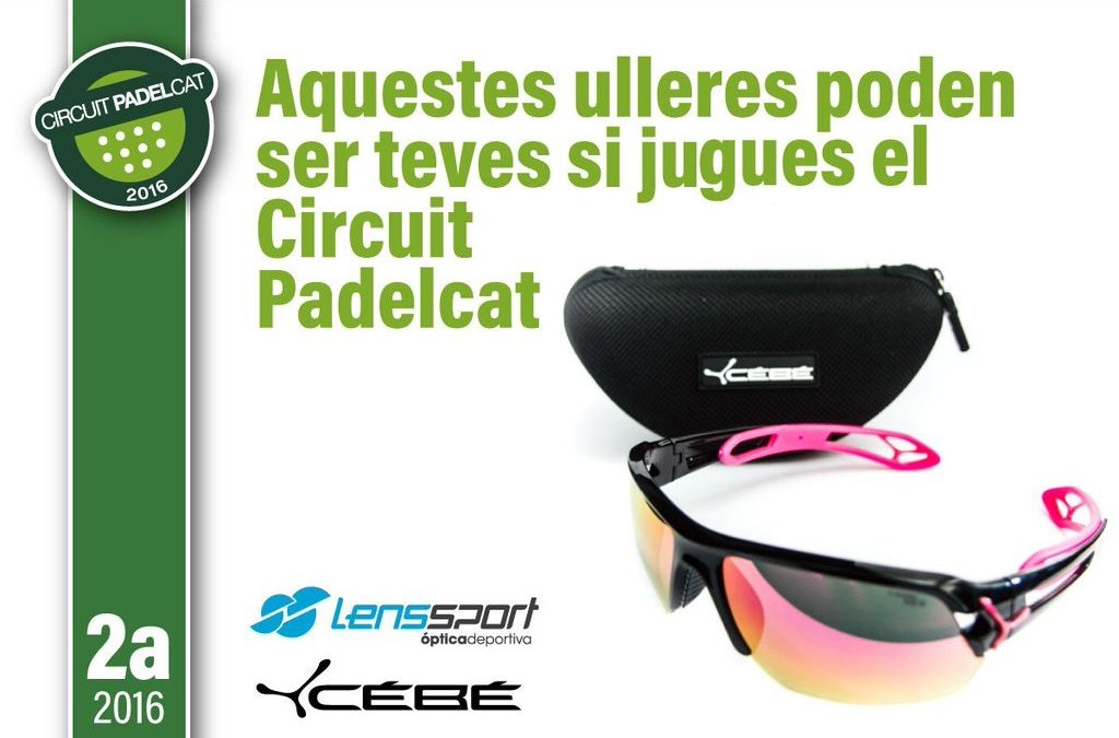 LensSport, patrocinador oficial del Circuit Padelcat